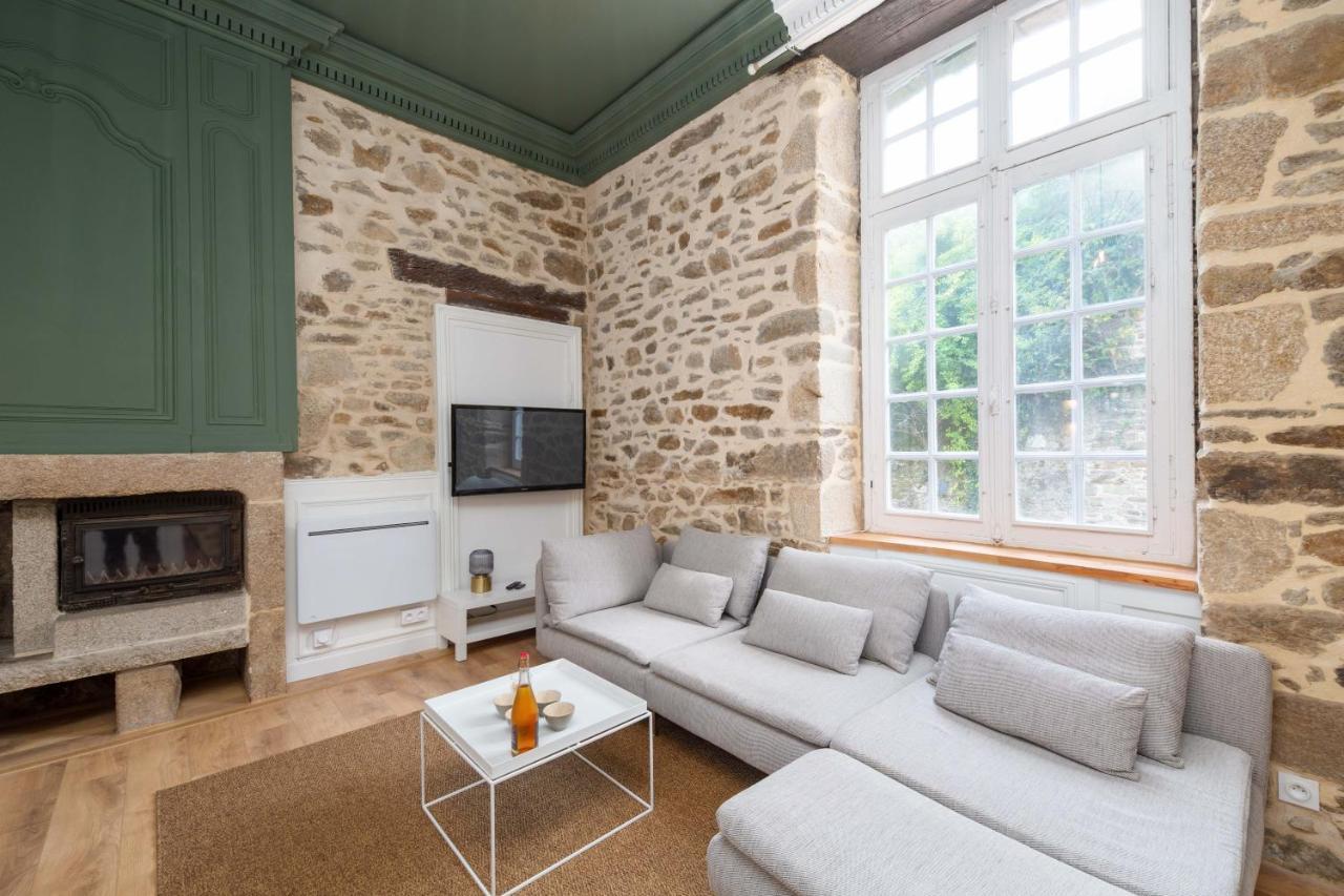 Superbe Appartement Avec Jardin Dinan Centre - Jerzual Екстериор снимка